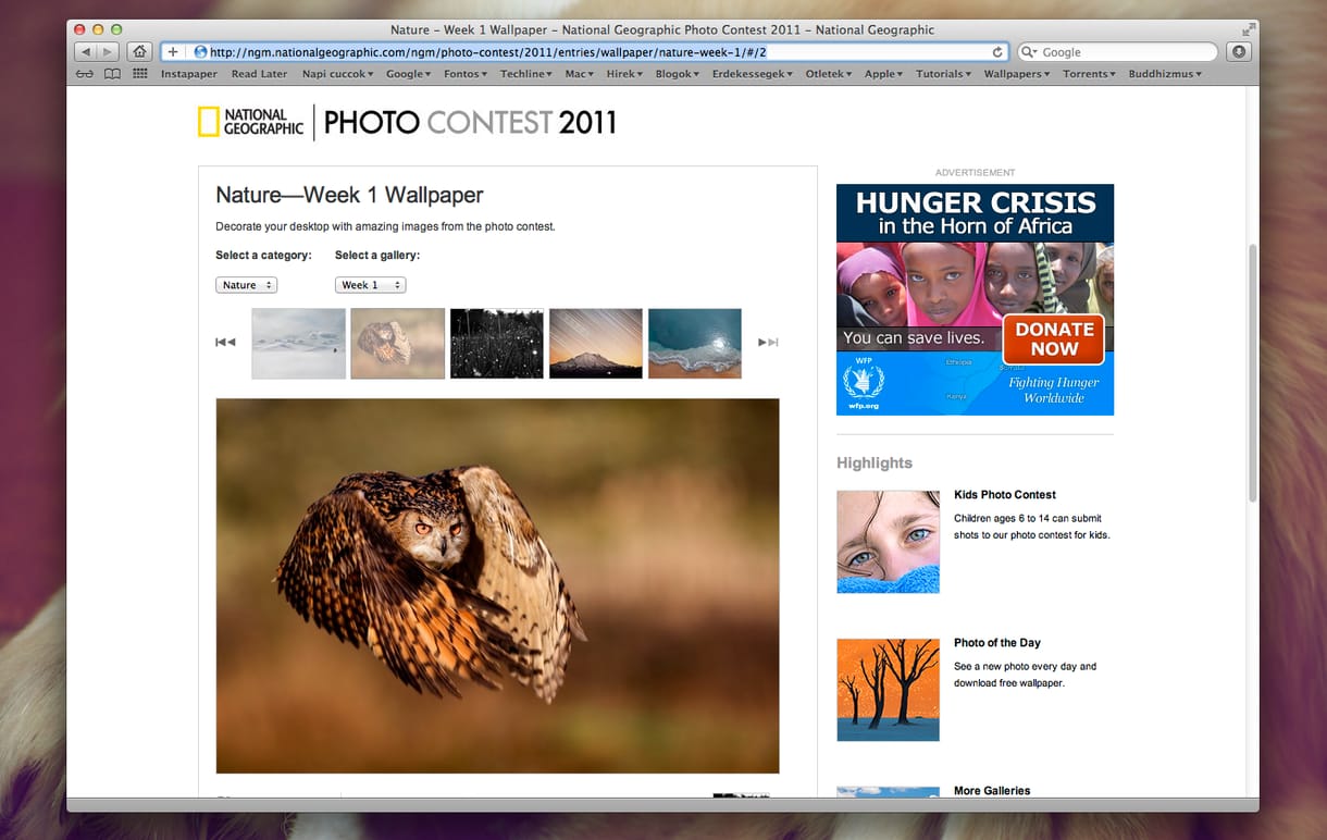 Lenyűgöző National Geographic fotók tölthetők le háttérképnek! [Photo Contest 2011]