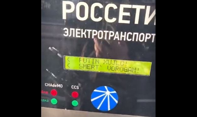 Töltőoszlopon is beszóltak Putyinnak