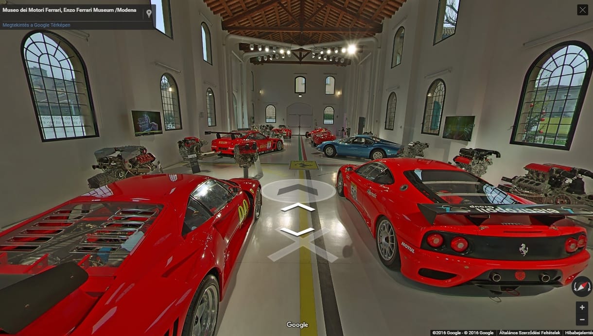 Nézze meg, felkerült a Ferrari Múzeum a Google Street View-ra