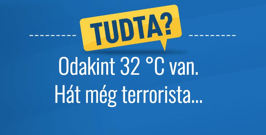 Az időjárás-jelentés mintájára kellene terrorjelentés és kórházjelentés is – de számokkal