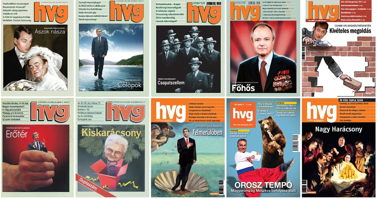 A HVG címlapjain Orbán Viktor legyőzhetetlen