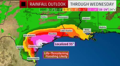 Durva hurrikán csaphat le nemsokára Texasra, Trump is figyelmeztetett
