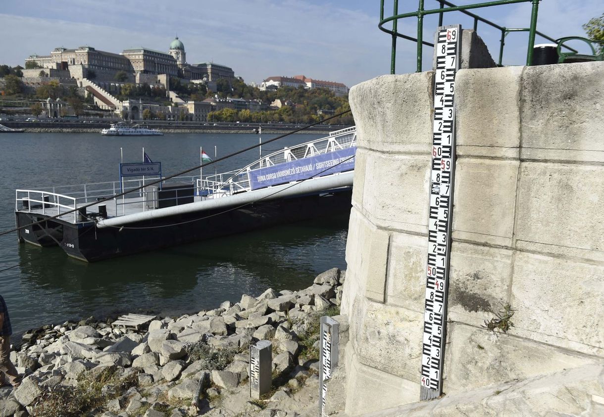 A Duna még sosem volt ilyen sekély Budapestnél