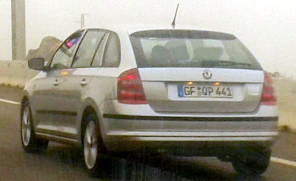 Lefotózták a Skoda Rapid kiskombiját