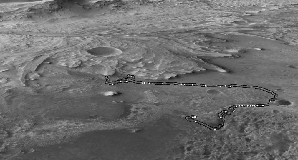 Google Earth-szerű térkép készült a Marsról, 110 ezer fotóból rakták össze