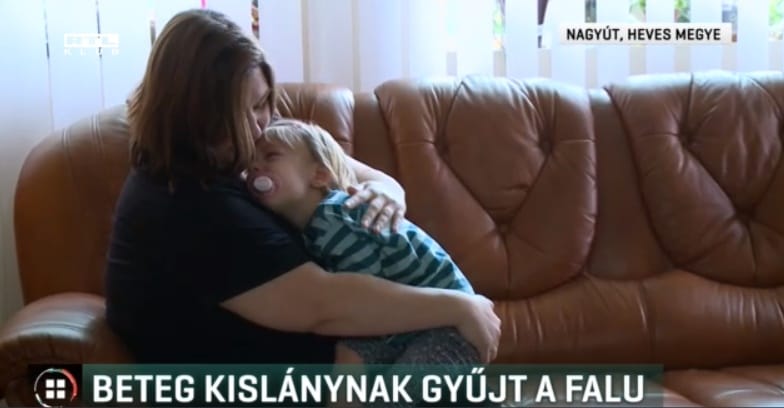 Kupakok ezreivel segítenek egy kislányt Nagyúton