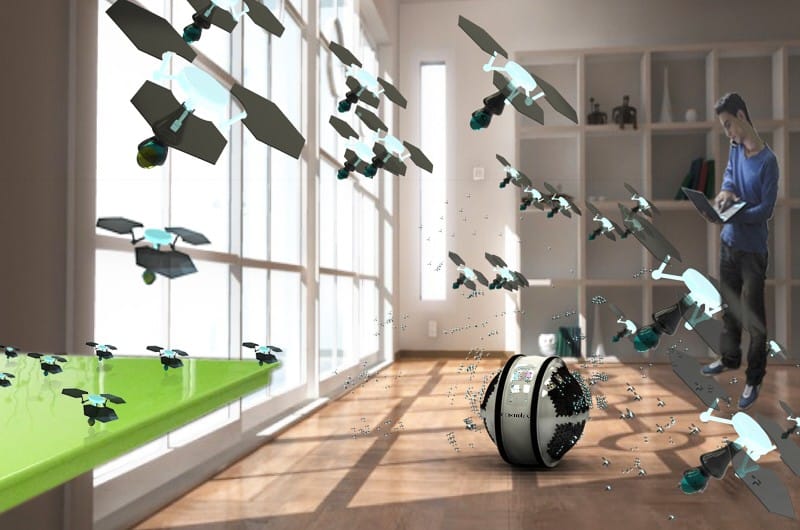Repülő minirobotok takaríthatják majd a lakásunkat