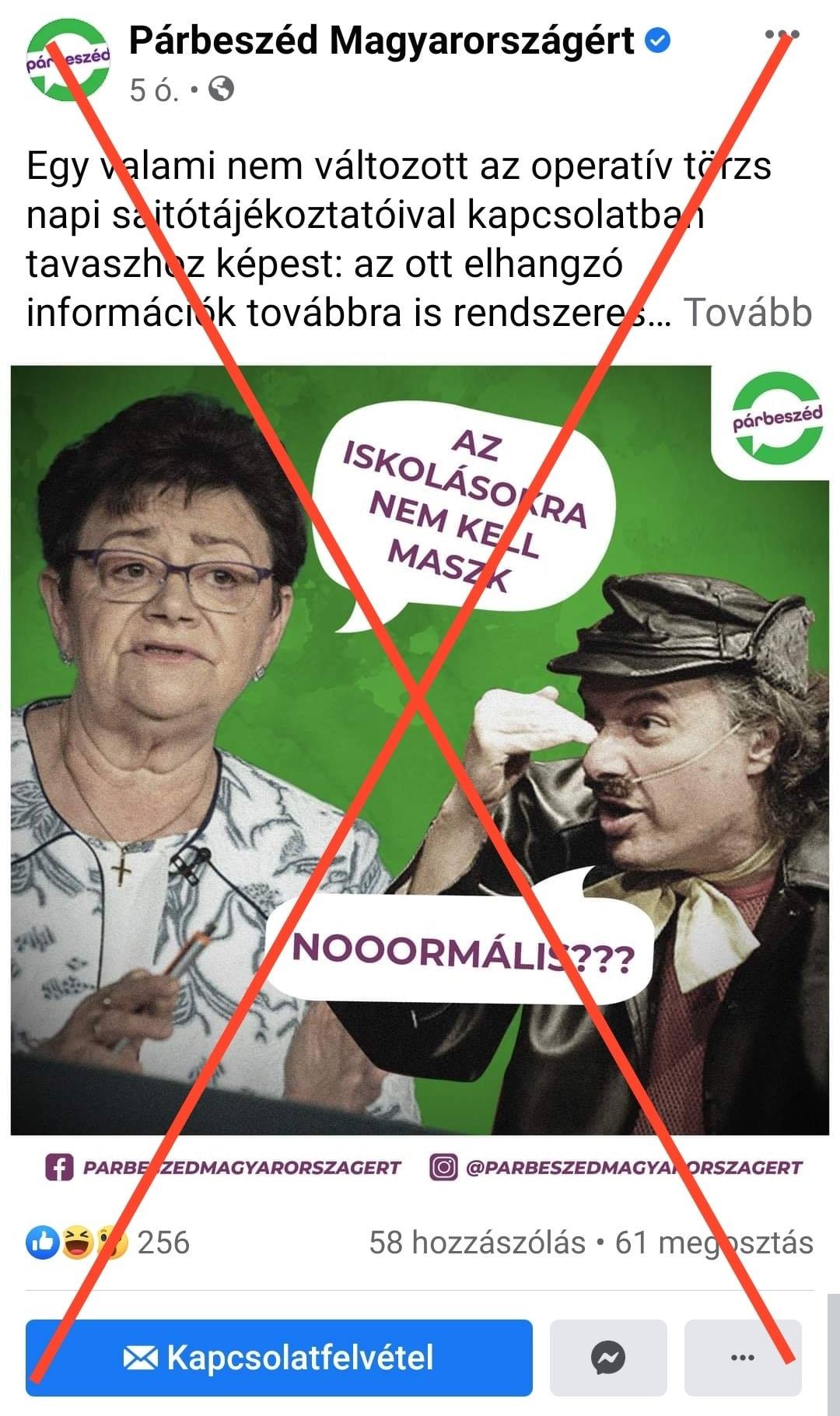 Besenyő Pista bácsi karakterét használta a Párbeszéd, 