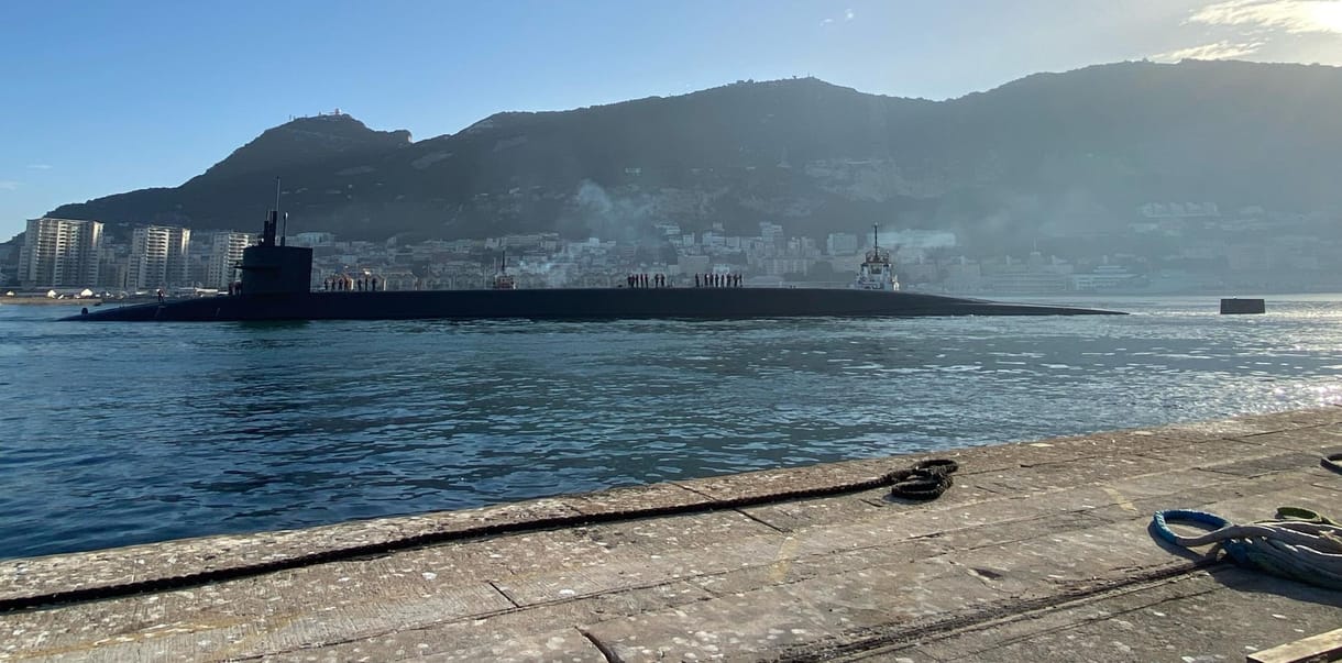 Amerikai atomtengeralattjáró érkezett Gibraltárba