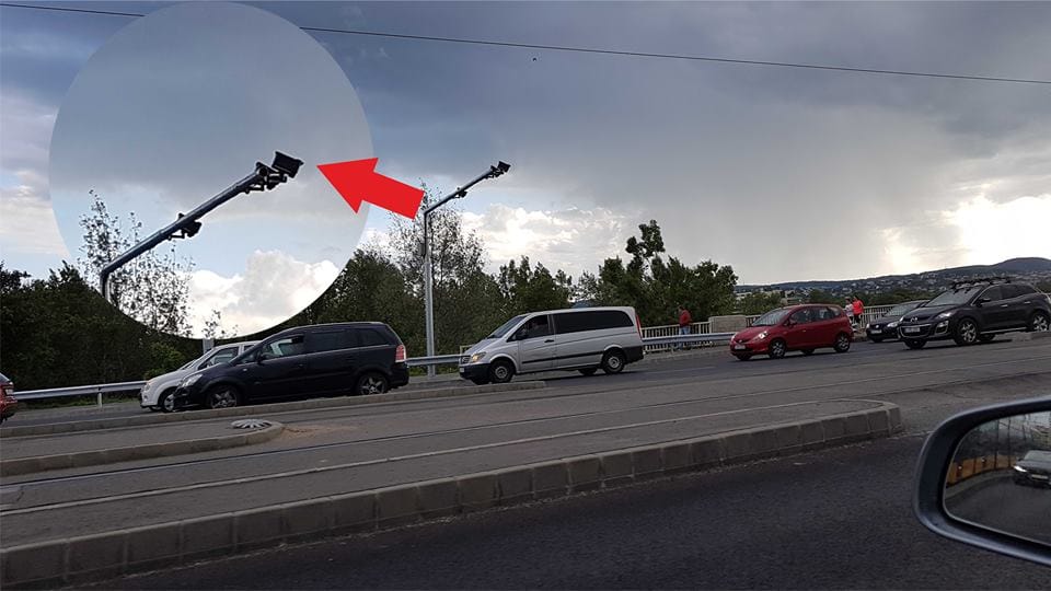 Tele lett kamerával az Árpád híd környéke