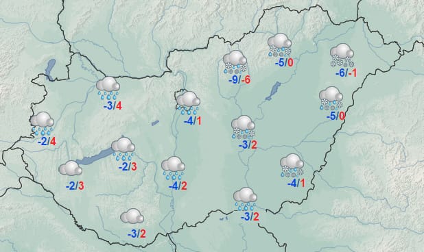 Enyhe, de rossz idő lesz hétfőtől