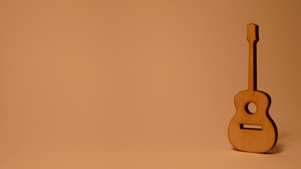 Mai háttérkép: gitár rajongók minimalista háttere