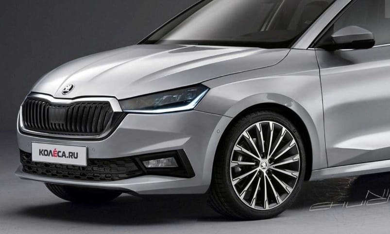 Íme az új Skoda Fabia műszerfala és megújult logója
