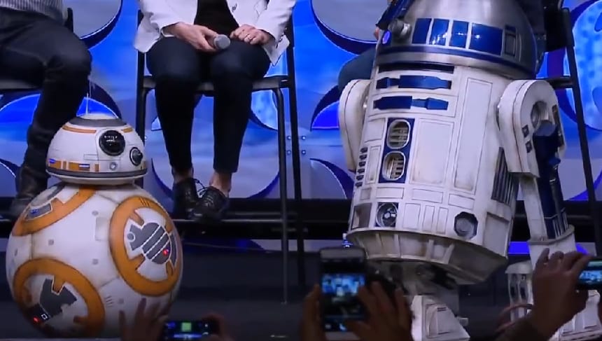 Videó: Élőben is bemutatkozott a Star Wars híres 