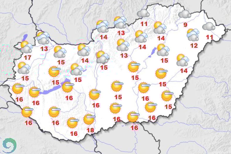 Akár 18 fokot is mutathatnak a hőmérők