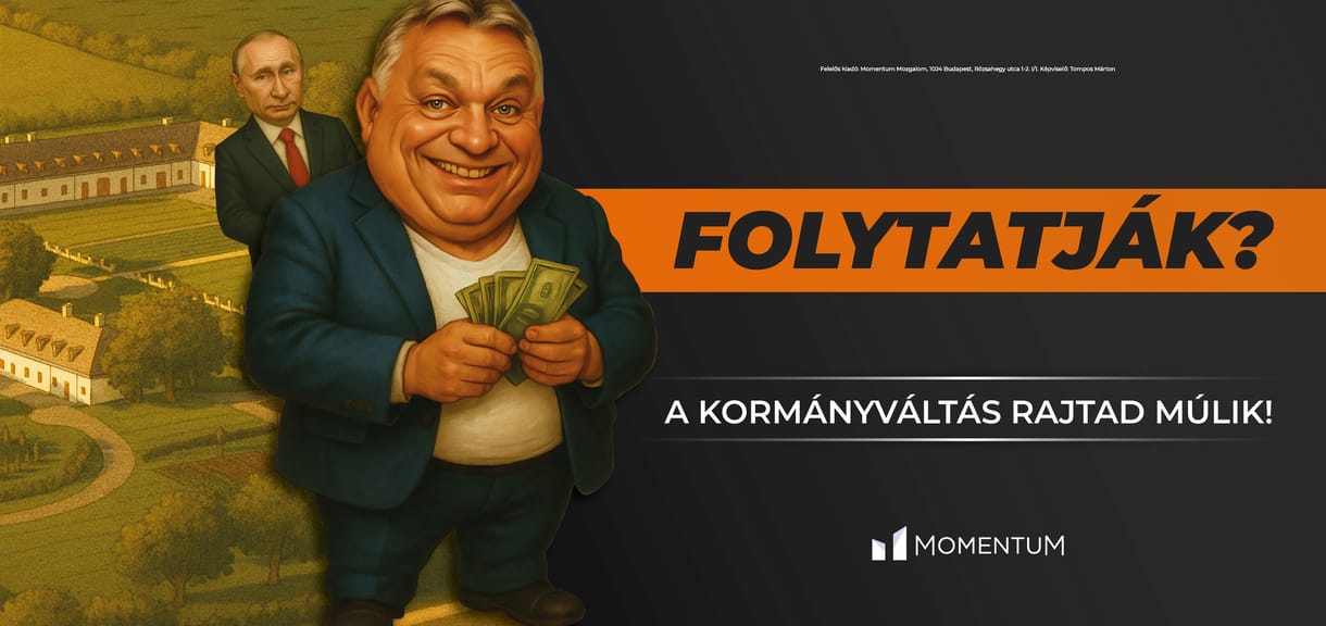 Luxizós, pénzszámolós kormányellenes választási plakátkampányt indított a Momentum