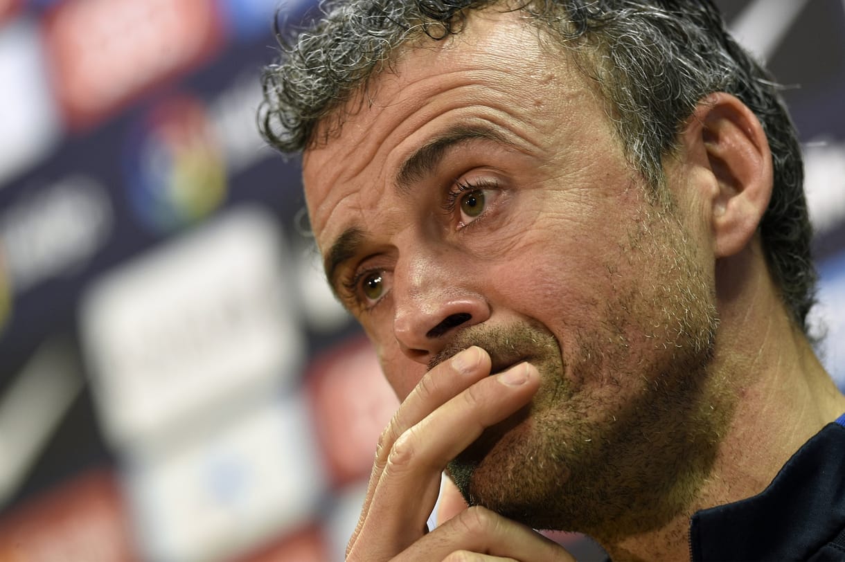 Luis Enrique menő módon hirdetett keretet – videó