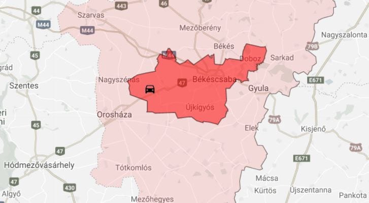 Kilenc utassal borult árokba két autó Csorvásnál
