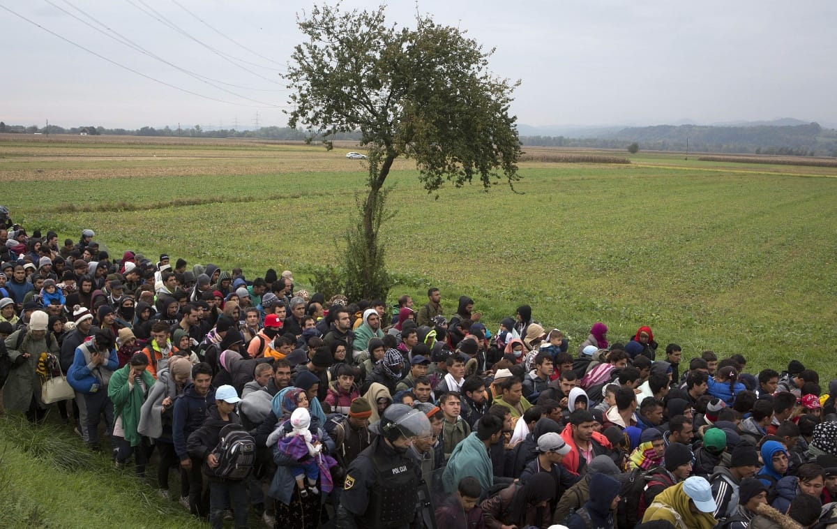 Emblematikus fotó készült 2015 Európájáról