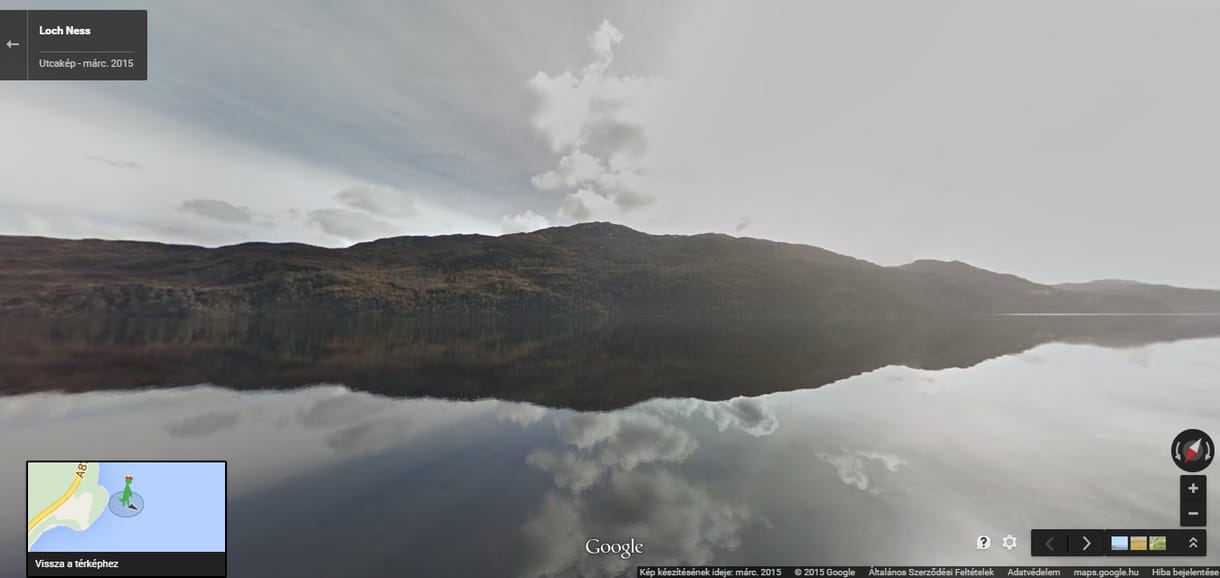 A Google Street View-n megkeresheti a Loch Ness-i szörnyet