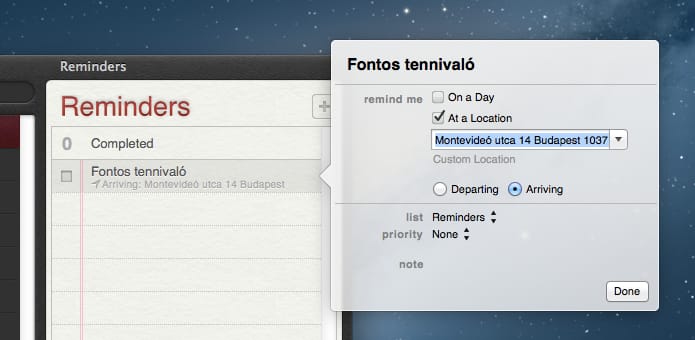 OS X 10.8: jönnek az iOS-szerű, helyfüggő emlékeztetők!