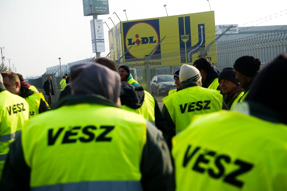 Lidl-blokád: fokozott rendőri ellenőrzés Szigetszentmiklóson 