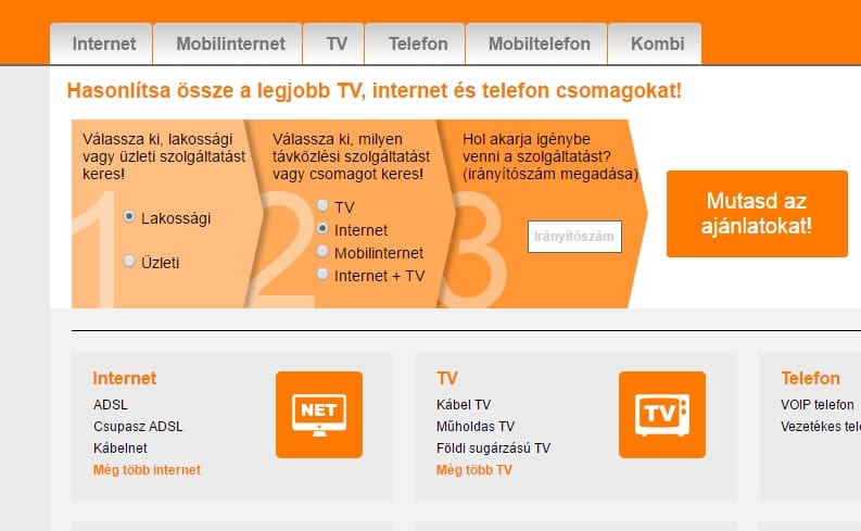 Minden tévés, netes és telefonos ajánlat összehasonlíthatóvá vált