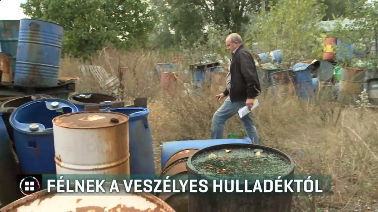 Minisztérium: Magánterületen áll, nem a mi hatáskörünk a veszélyes hulladék