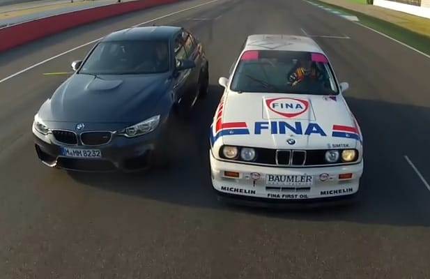 Egymás ellen az ős-BMW M3 és a legújabb változat – videó