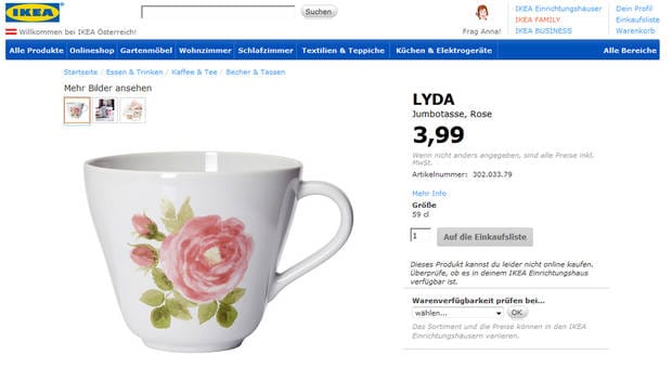 Balesetveszélyesek az IKEA óriásbögréi