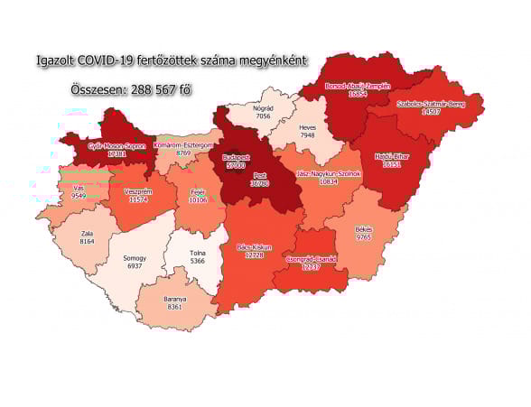 Elhunyt 144 beteg, 2804 új fertőzöttet azonosítottak