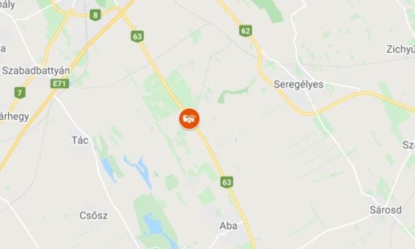 Négy személyautó ütközött Székésfehérvárnál