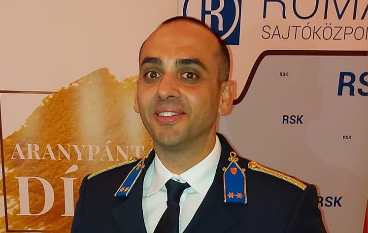 Kovács Richárd főhadnagy lett az év hétköznapi roma hőse
