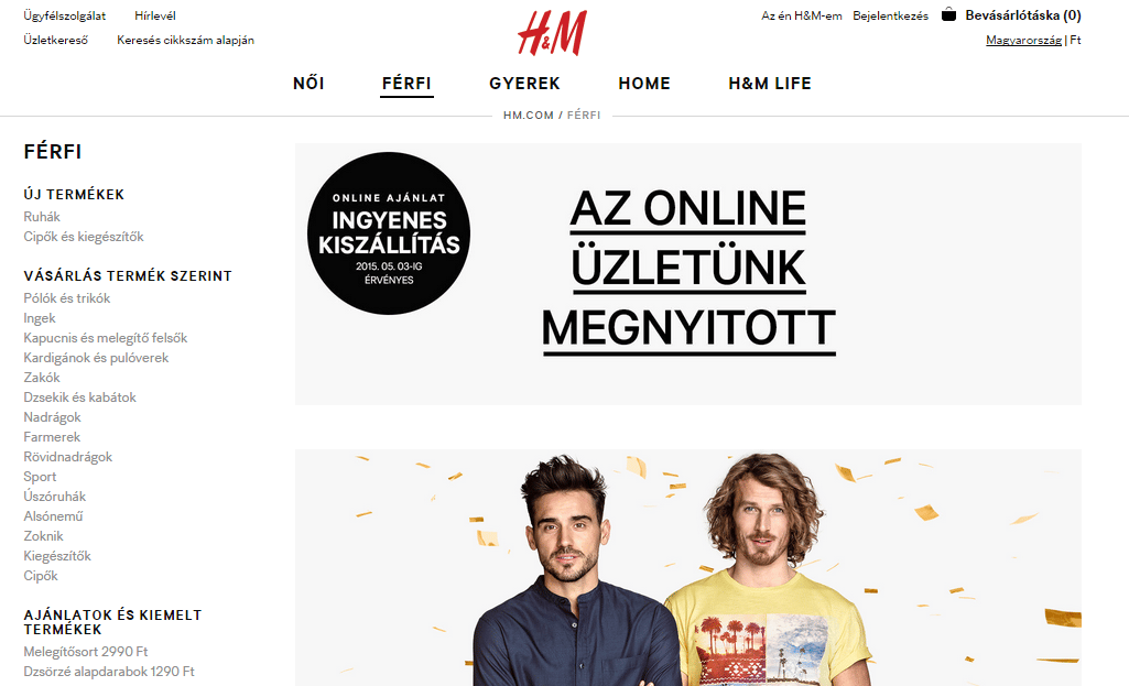 Nagy nap ez a H&M magyar vásárlóinak