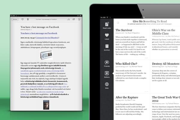 A hét iOS alkalmazása: Instapaper - amit csak később olvasunk el