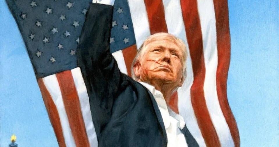 Megmutatták: ezt a festményt kapta Trump Putyintól