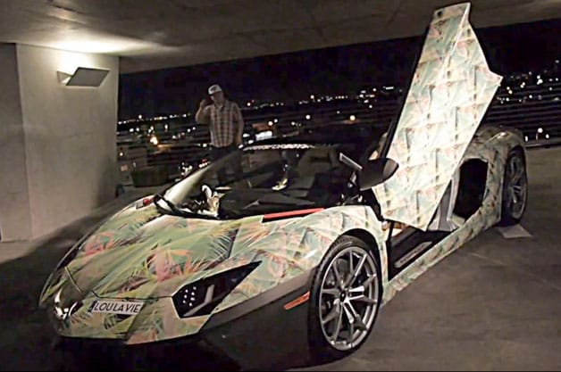 Virágmintás Lamborghinit villantott az NBA sztárja - videó