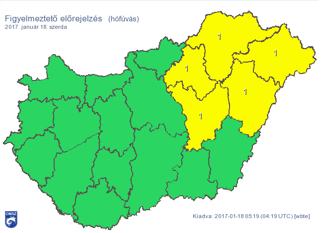 Időjárás: kettészakad szerdán az ország (térképes figyelmeztetés)