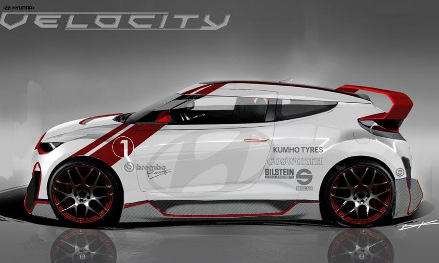 400 lóerős Veloster-tuningot visz Las Vegasba a Hyundai - fotó