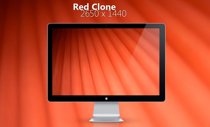 Mai háttérkép: Red Clone Wallpaper