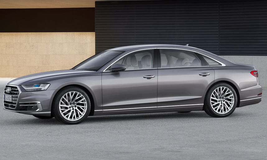 Kémfotókon a megújuló Audi A8: válasz a Mercedes S-osztályra