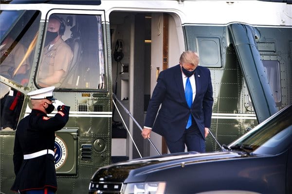Trump korábban nem aggódott, hogy elkapja a koronavírust