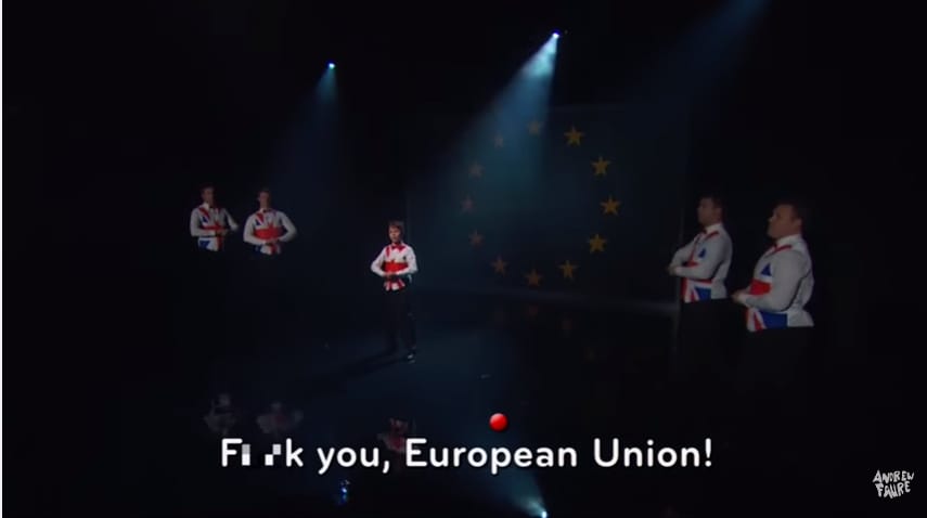 Káromkodós Örömódával szapulják a Brexit-pártiakat – videó