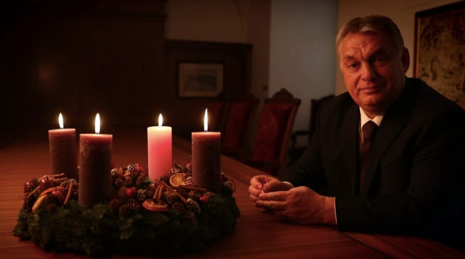 Máris boldog karácsonyt kívánt Orbán Viktor