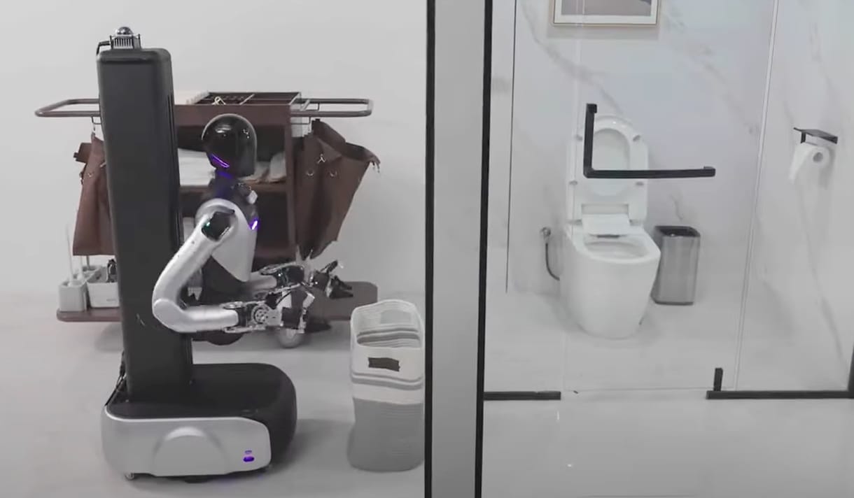 Porszívózik, WC-t takarít, pakol: itt új kínai robot, ami elveheti az ember munkáját – videó