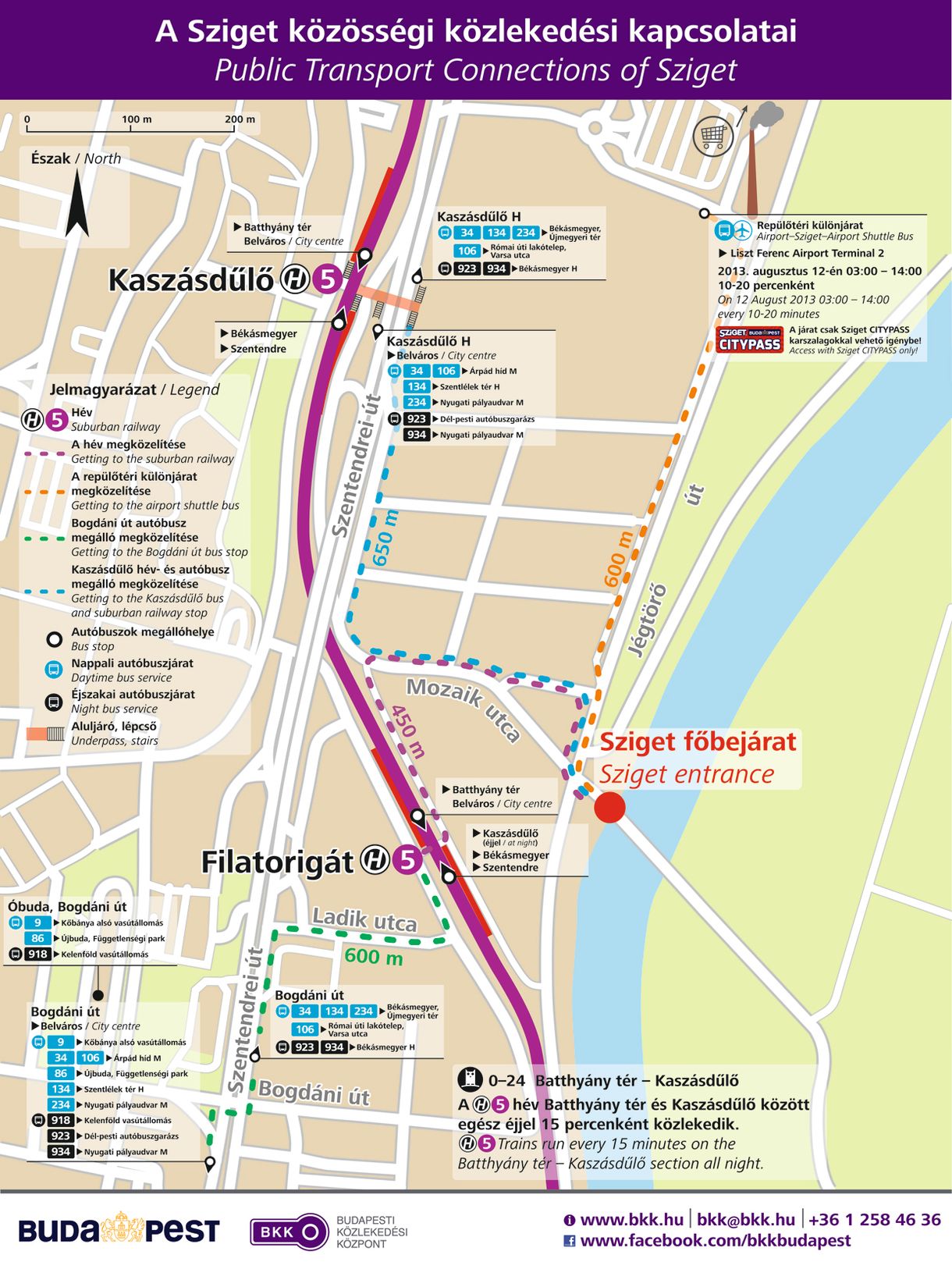 Készül a BKK: hogyan lehet kijutni a Szigetre?