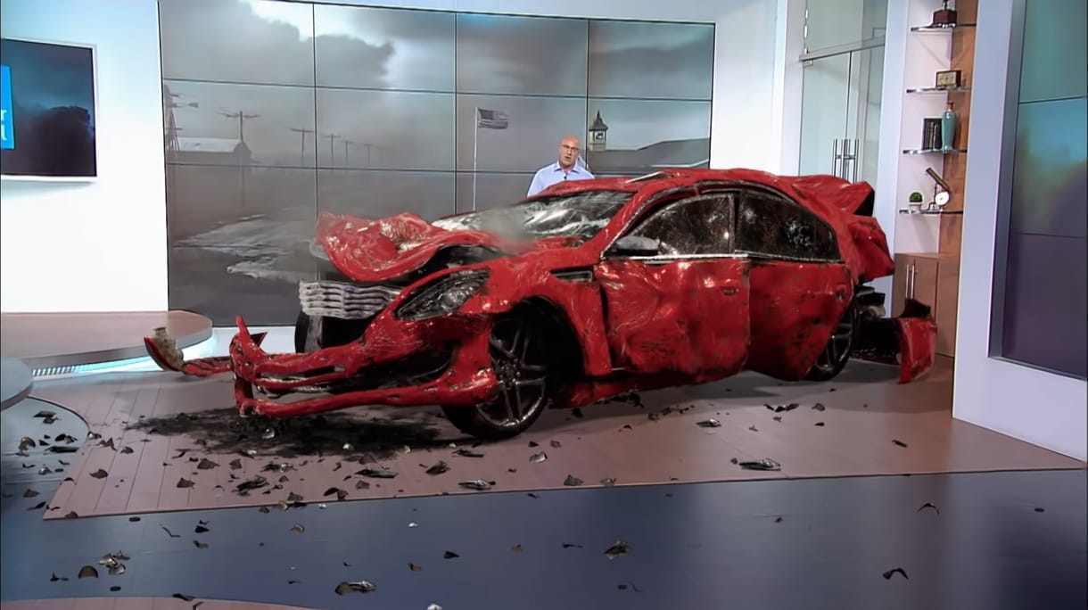 Egészen elképesztő időjárás-jelentést talált ki egy amerikai csatorna – videó