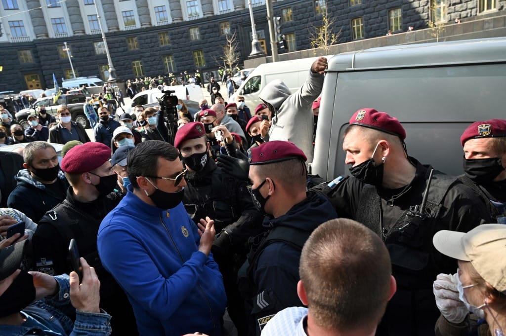 Kiskereskedők tüntettek Ukrajnában, hogy kinyithassanak végre