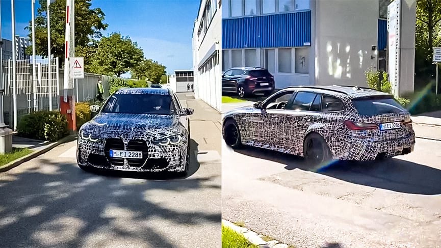 Videón is felbukkant a kombi BMW M3-as
