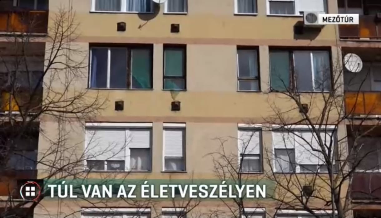 Túl van az életveszélyen az ablakon kizuhant mezőtúri kislány